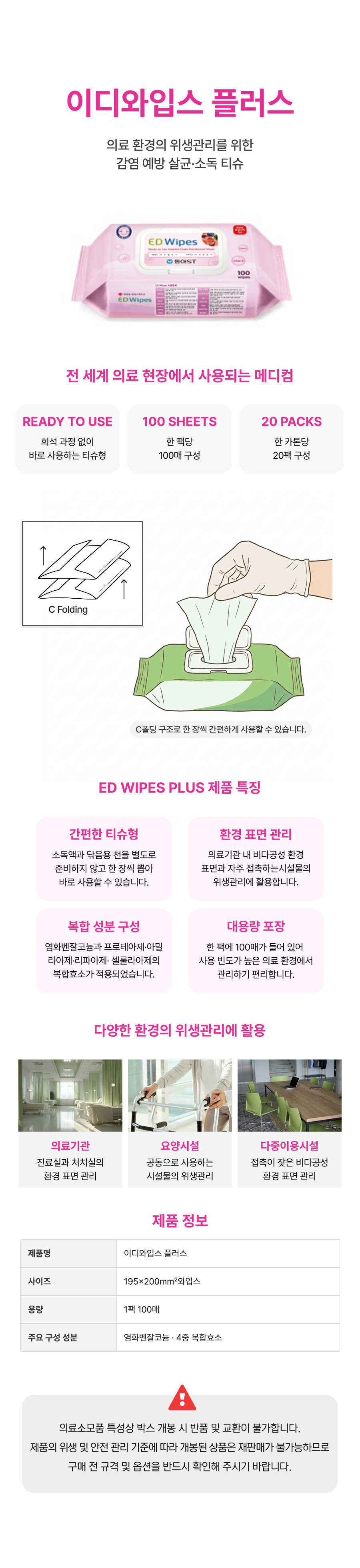 메디컴 감염 예방 소독 티슈 와입스.png